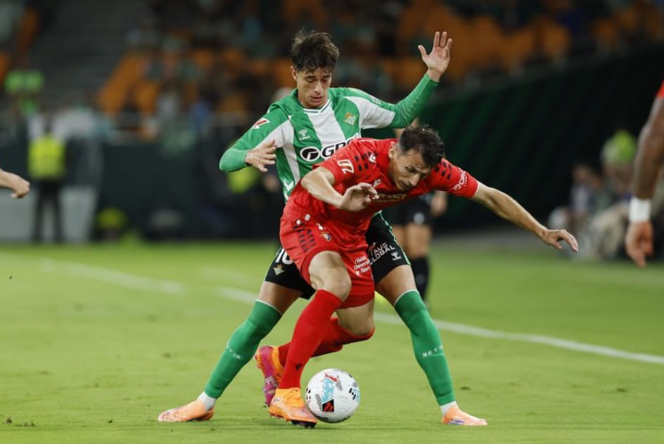 Real Betis vs Osasuna (02:00 &#8211; 29/09) | Xem lại trận đấu